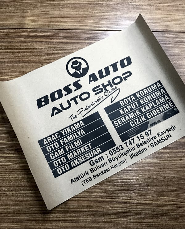 Oto Paspas Kağıdı